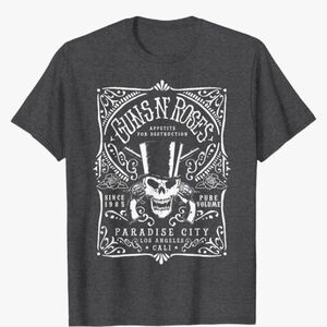 Bravado Guns N' Roses Paradise City  Label Men's T-Shirt